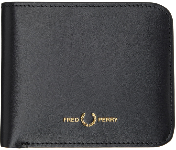 Photo: Fred Perry Black Stamped Bifold Wallet