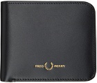 Fred Perry Black Stamped Bifold Wallet