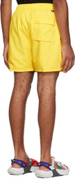 Nike Yellow NSW Essentials Flow Shorts