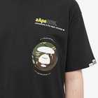 Men's AAPE Worker T-Shirt in Black