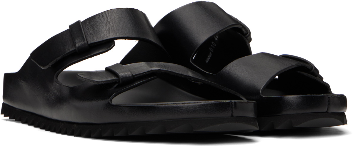 Officine Creative Black Agorà 010 Sandals