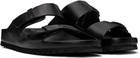 Officine Creative Black Agorà 010 Sandals