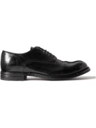 OFFICINE CREATIVE - Balance Polished-Leather Derby Shoes - Black