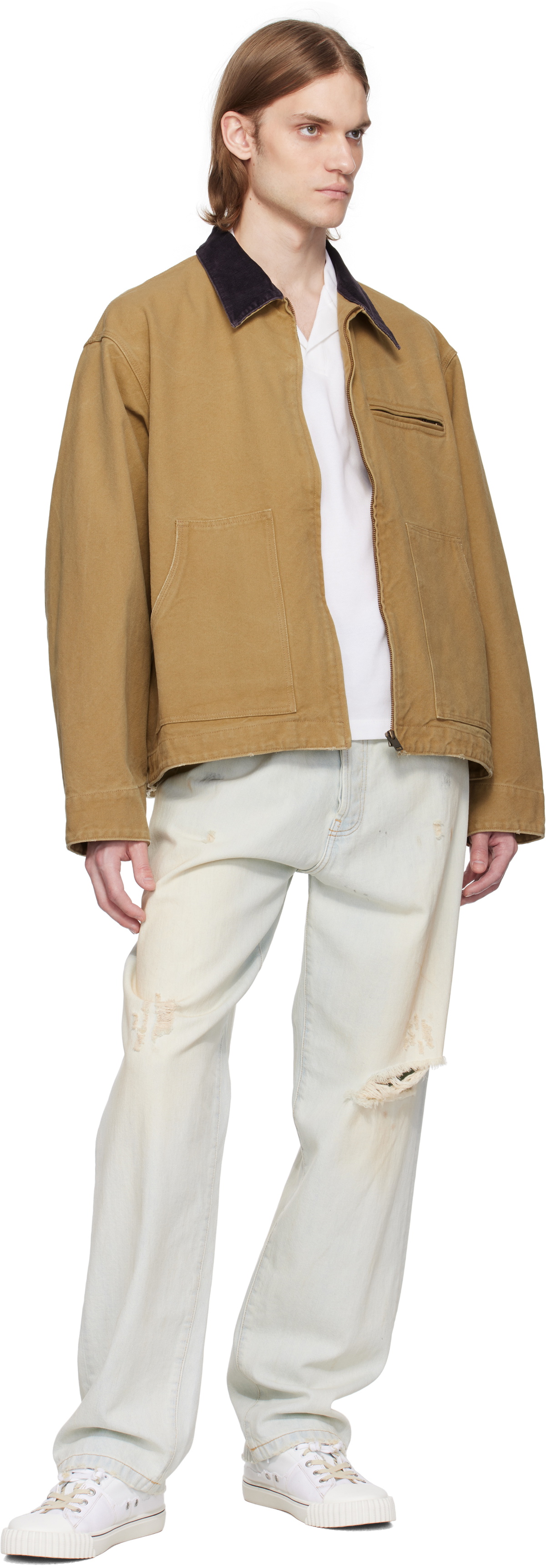 AMBUSH Beige Canvas Work Jacket
