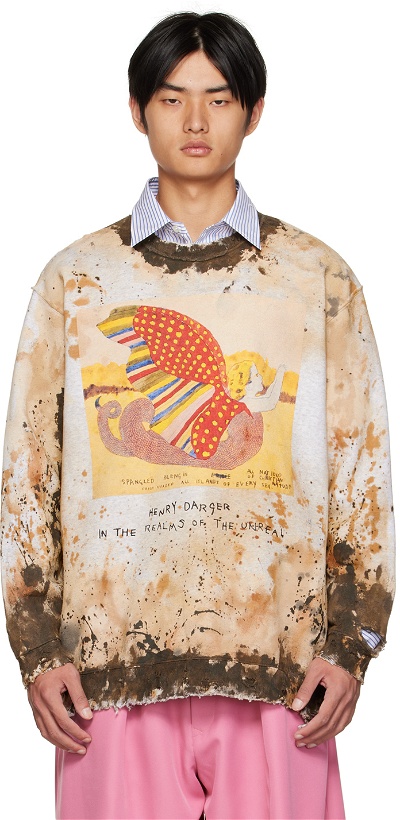 Photo: KIDILL Off-White Henry Darger Edition Printed Sweatshirt