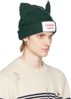 Charles Jeffrey Loverboy Green Chunky Ears Beanie