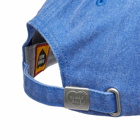 Human Made Men's 6 Panel Garment Dyed Cap in Blue 