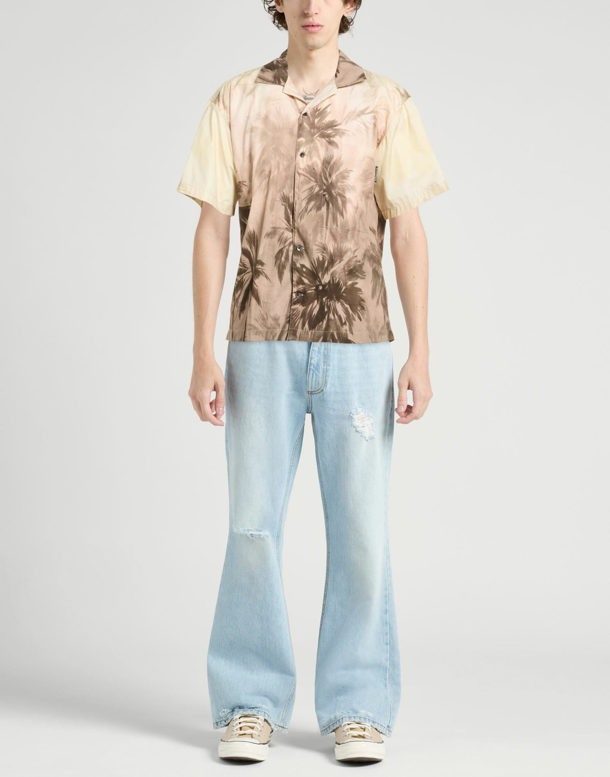 Palm Angels Mens Shirt Light in Pink