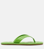 JW Anderson Leaf leather thong sandals
