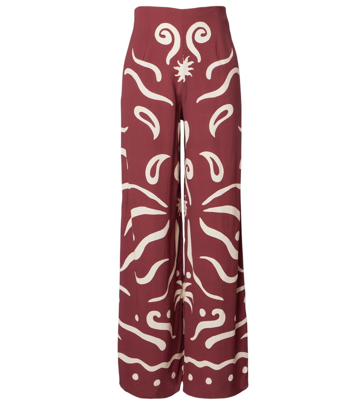 Photo: Cala de la Cruz Toya printed wide-leg pants