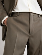 Auralee - Straight-Leg Wool-Gabardine Trousers - Brown