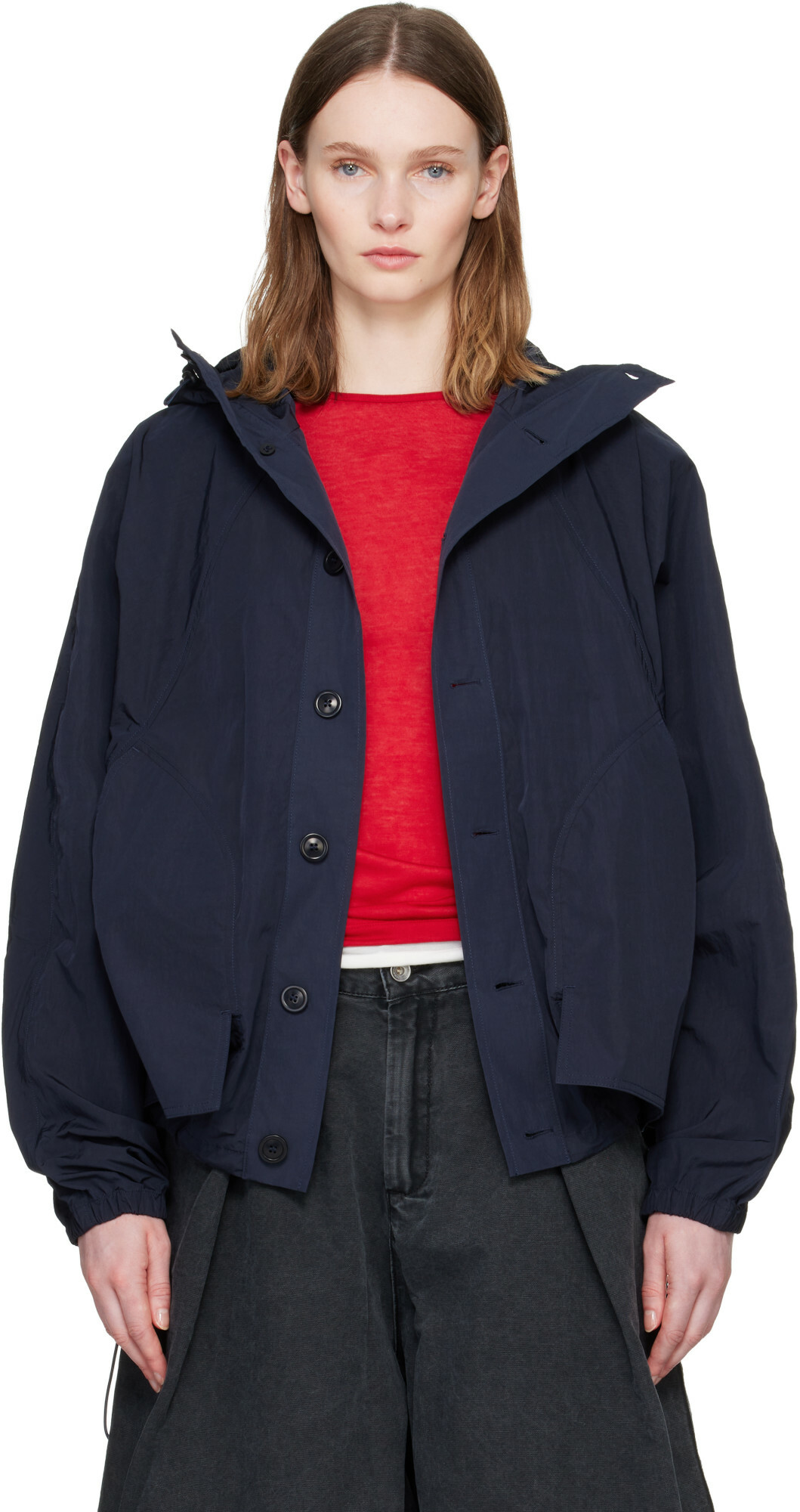 YMC Navy Bonehead Jacket