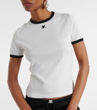 Courrèges Reedition logo cotton T-shirt