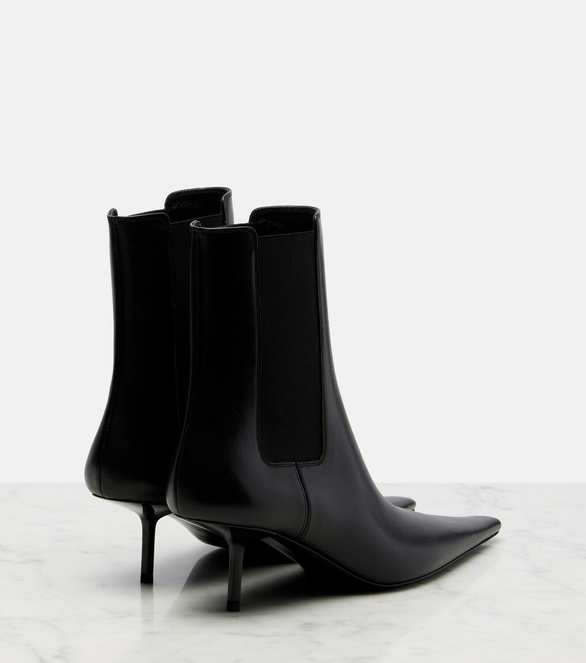 Saint Laurent Victoire 55 leather ankle boots