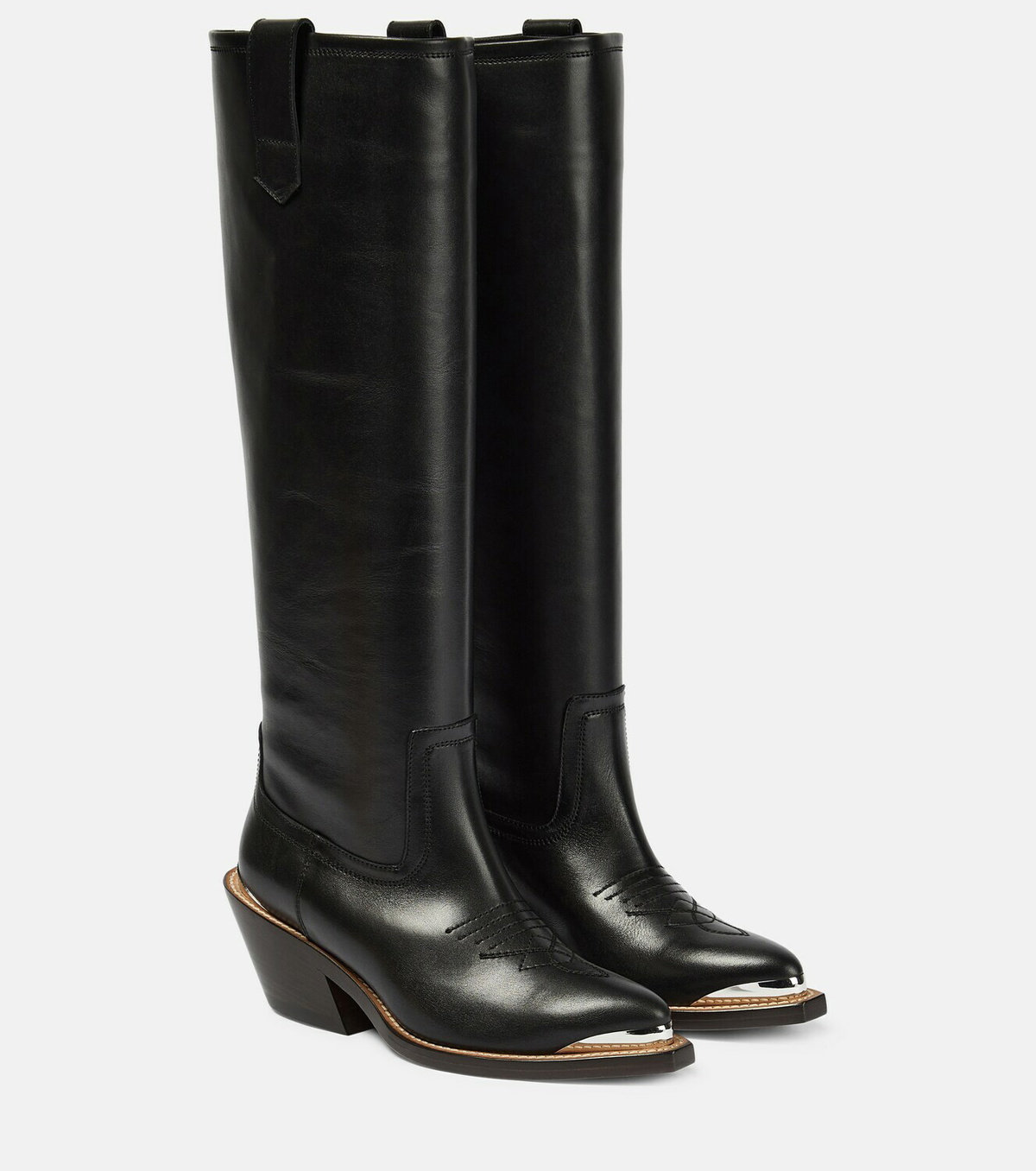Dorothee Schumacher - Leather knee-high cowboy boots