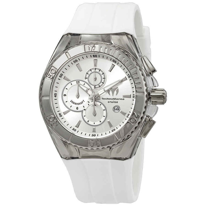 Photo: TechnoMarine Cruise Star Chronograph Silver Dial Mens Watch 115215