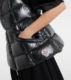 Moncler Anse shearling-trimmed down vest