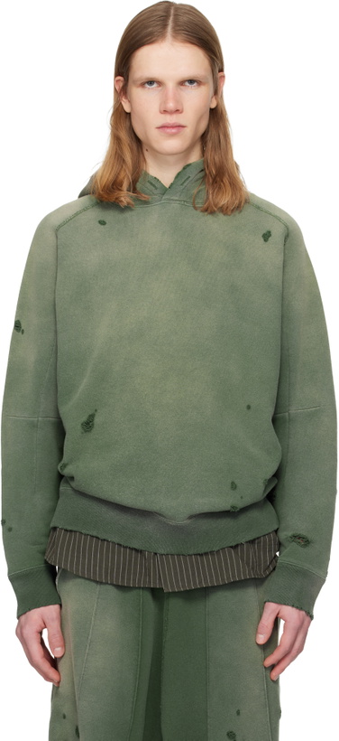 Photo: NEEDLES Green Darts Sweat Hoodie