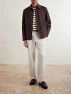 Altea - Constantin Cotton and Linen-Blend Overshirt - Brown