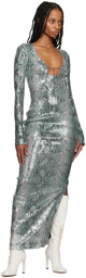 16Arlington Gray Solaria Maxi Dress