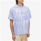 Reebok Men's Tie Dye Logo T-Shirt in Lilac Glow