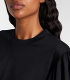 Noir Kei Ninomiya Puff-sleeve cotton jersey T-shirt