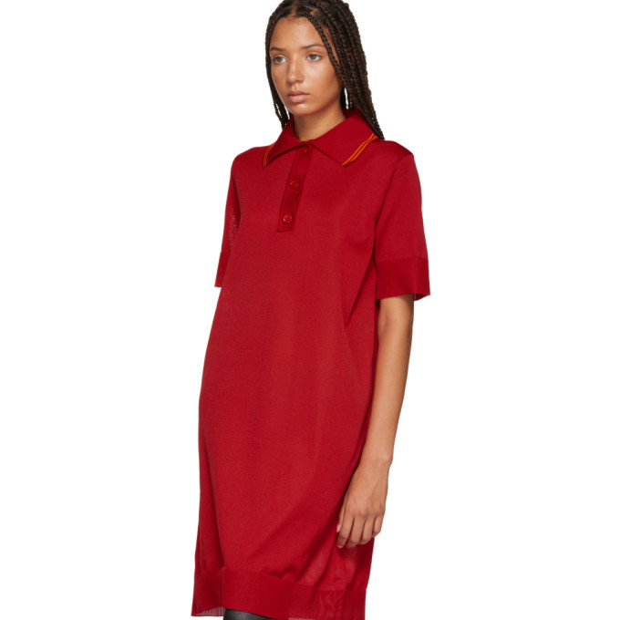 maison martin margiela red dress MAISON MARTIN MARGIELA ARTISANAL RECONSTRUCTED FLORAL VINTAGE DRESS 19