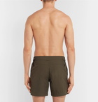 TOM FORD - Slim-Fit Mid-Length Swim Shorts - Men - Green