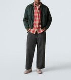A.Presse Vintage silk and cotton bomber jacket
