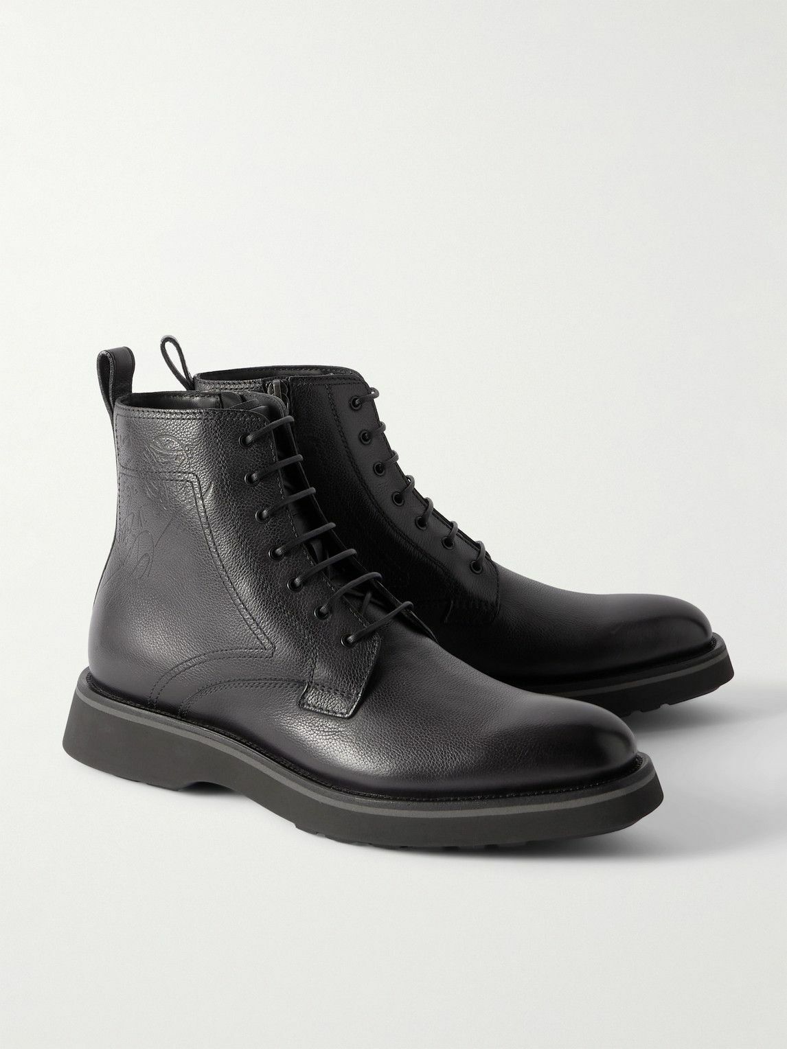 Berluti - Alessio Scritto Venezia Full-Grain Leather Boots - Black
