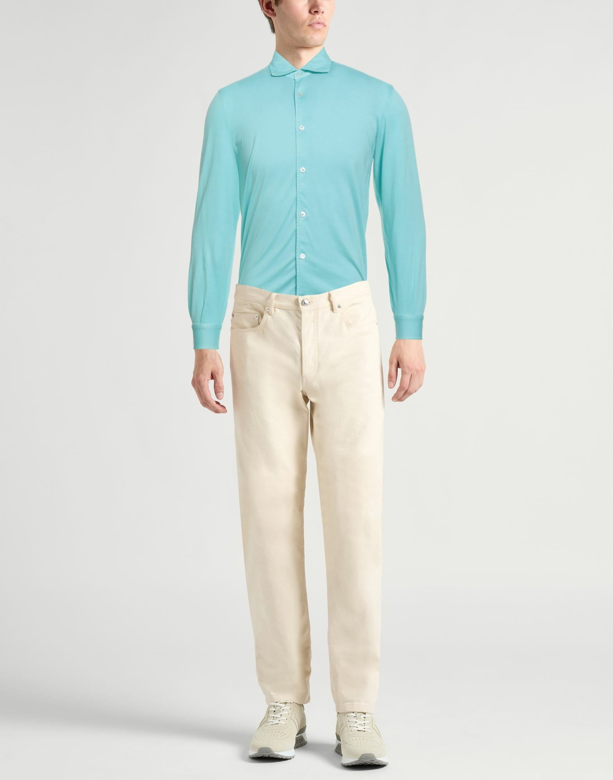 Fedeli Mens Shirt Turquoise