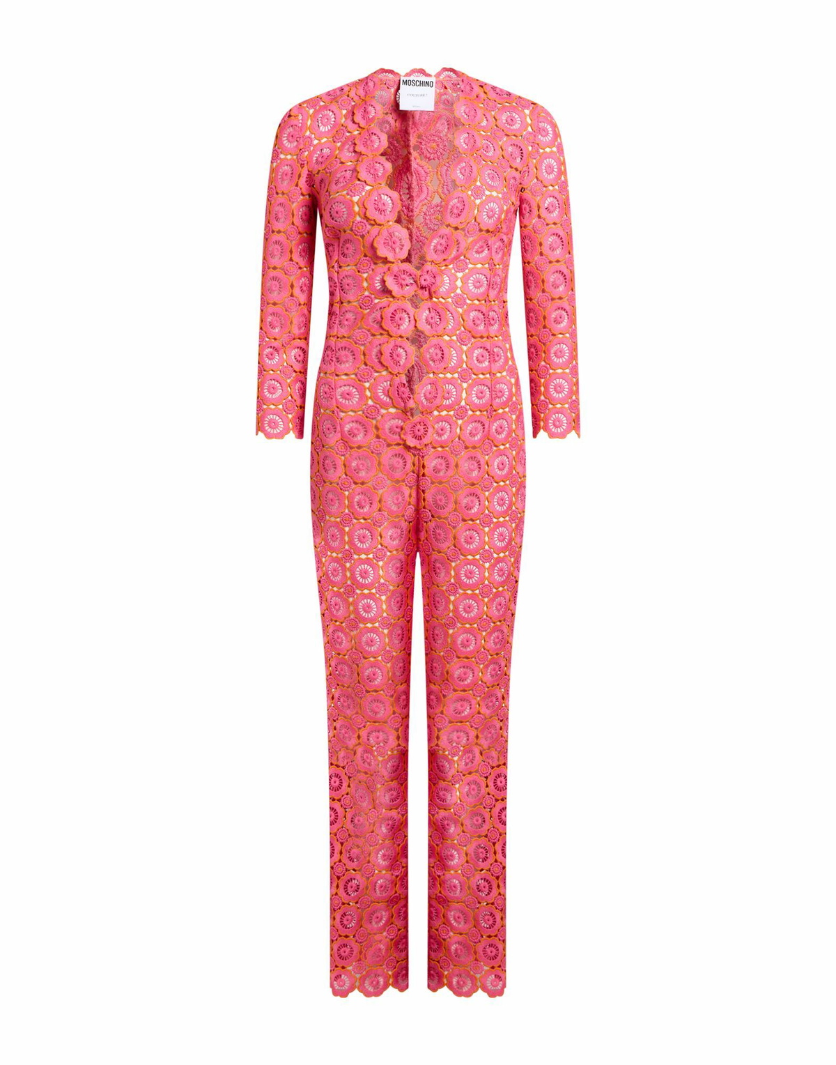 Moschino Womens Jumpsuit in Pink