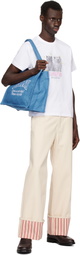 GANNI Blue Denim Tote