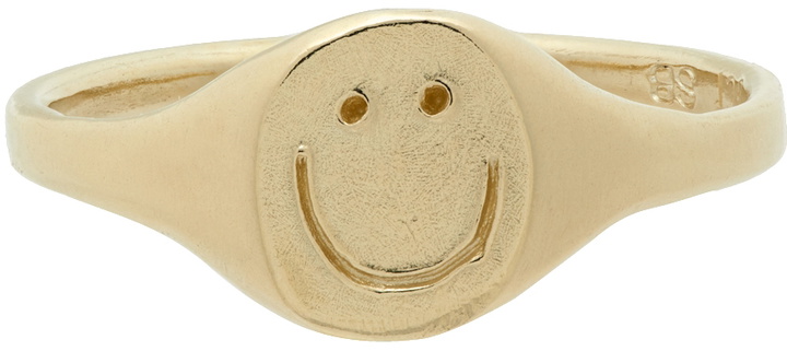 Photo: Seb Brown Gold Smiley Ring