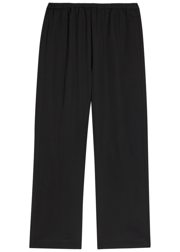 Photo: Rohe Cropped Wide-leg Trousers Black