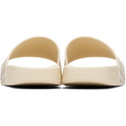 Burberry Beige Check Slides