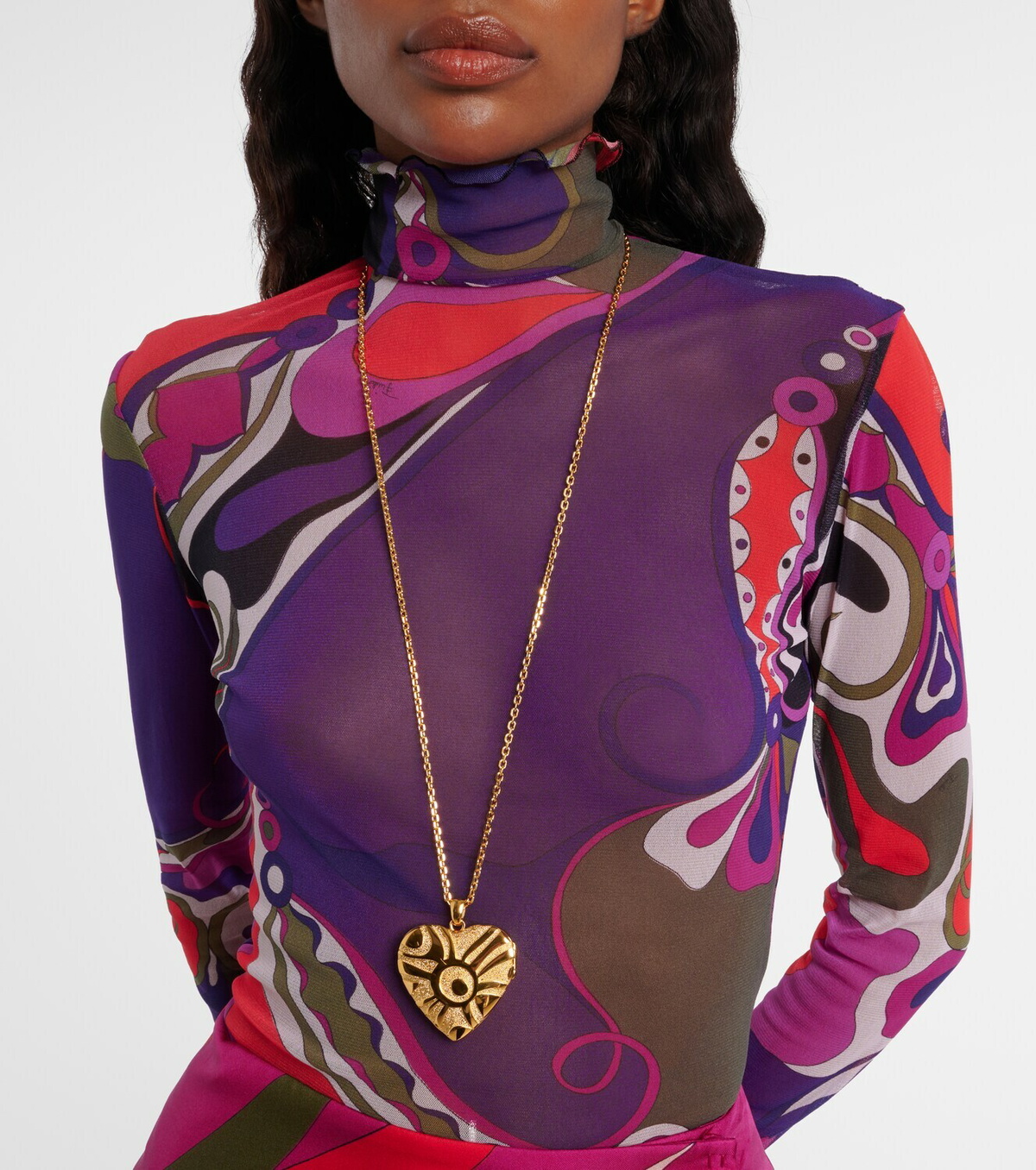 Pucci Embellished chain necklace