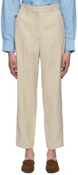 Totême Beige Suit Trousers