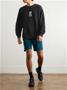 ON - Club Logo-Print Organic Cotton-Blend Jersey Sweatshirt - Black