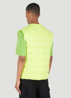 Intreccio Tech Sleeveless Vest in Green