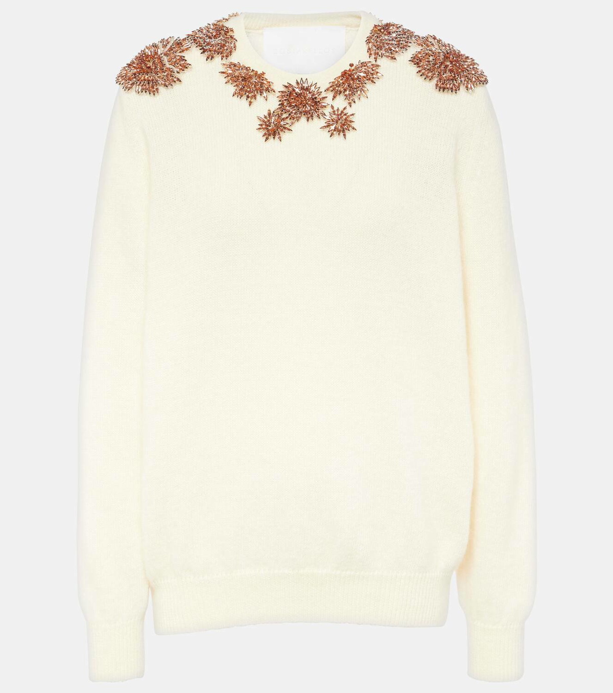 Costarellos Crystal-embellished sweater