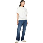 Givenchy White 'Givenchy Paris Paint Print' Cotton T-shirt