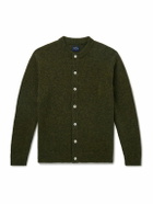 Noah - Shetland Wool Cardigan - Green