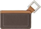 JACQUEMUS Brown Les Classiques 'Le porte-cartes Cuerda' Card Holder