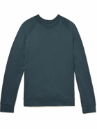 Sunspel - Sea Island Cotton-Jersey Sweatshirt - Blue