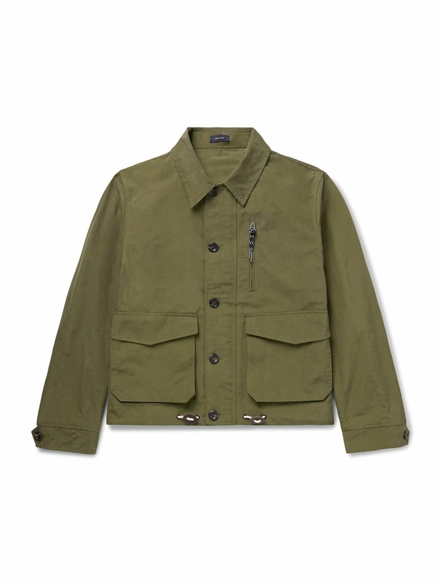 Photo: Drake's - Cotton and Nylon-Blend Jacket - Green