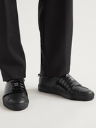 GIVENCHY - Urban Street Smooth and Croc-Effect Leather Slip-On Sneakers - Black