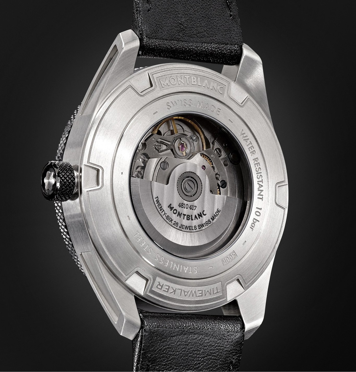 Montblanc - TimeWalker Date Automatic 41mm Stainless Steel, Ceramic and Leather Watch, Ref. No. 116058 - Unknown