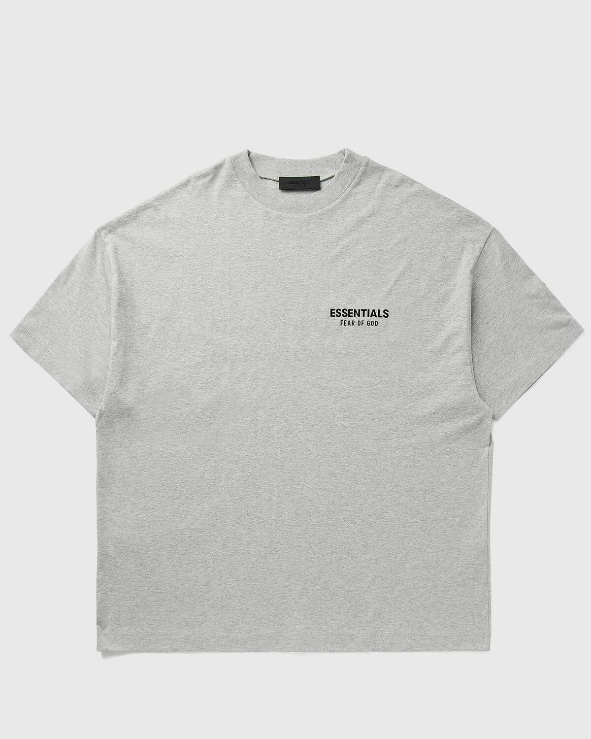 Fear Of God Essentials Jersey Crewneck T Shirt Grey Fear Of
