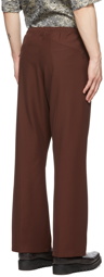 Needles Brown Polyester Trousers